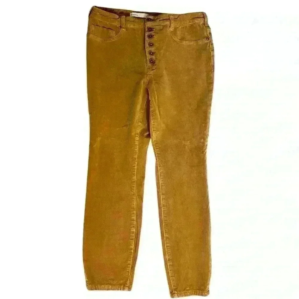 Pilcor and the Letterpress High rise Straight Corduroy Pants